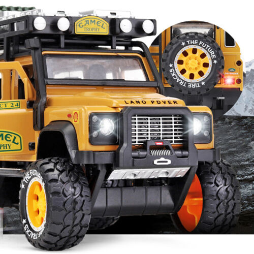 1/28 Land Rover Defender Off-Road Diecast Model Car Toy Collection Kids Gift - Picture 10 of 15