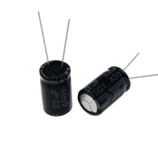 20pcs 22uF 450V 22MFD 450Volt 13 20mm Aluminum Electrolytic Capacitor