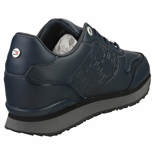 Tommy Hilfiger Dressy Wedge Sneaker Womens Casual Trainers in Desert Sky 38 EU