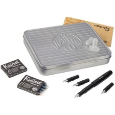 Kaweco Calligraphy Set Black 3 Nibs & 2 Packs Cartridges New In Box Germany