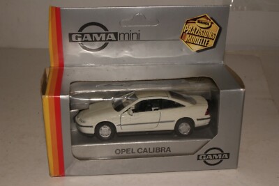 Gama Mini Opel Calibra Coupe 1:43 Scale Boxed, White