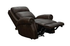 Barcalounger Blair Power Big and Tall Recliner - Leather Ashford-Walnut