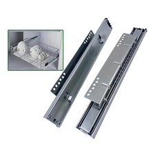 1 Pair Drawer Slides Heavy Duty Load Capacity 45 kg Replacement Easy