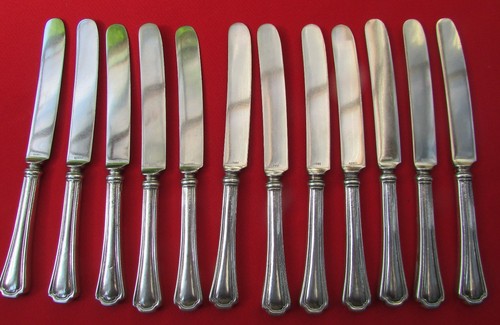 1912 Clovelly Pattern Dinner Knife By Reed Barton Sterling Silver 8 3/4" S Mono - Picture 6 of 12