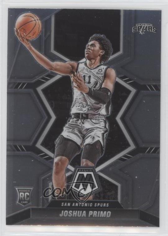 2021-22 Panini Mosaic Rookies Joshua Primo #204 10vb
