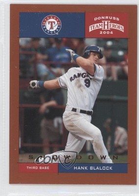 2004 Donruss Team Heroes Showdown Bronze 140/150 Hank Blalock #415 0b2