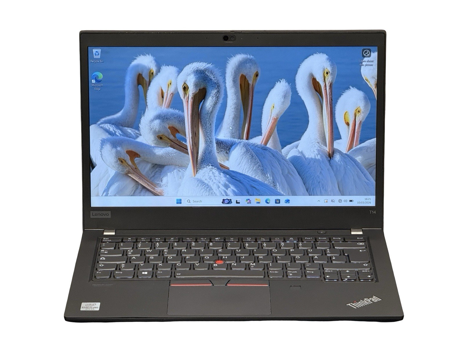 Lenovo ThinkPad T14 Laptop Gen 1 14" Quad i5-10310U 16GB 256GB NVMe Windows 11