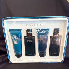 Davidoff Cool Water Mens Gift Set 2.5 Fl Oz Edt Spray Shower Gel Balm Davidoff Cool Water Mens Gift Set 2.5 Fl Oz Edt Spray Shower Gel Balm