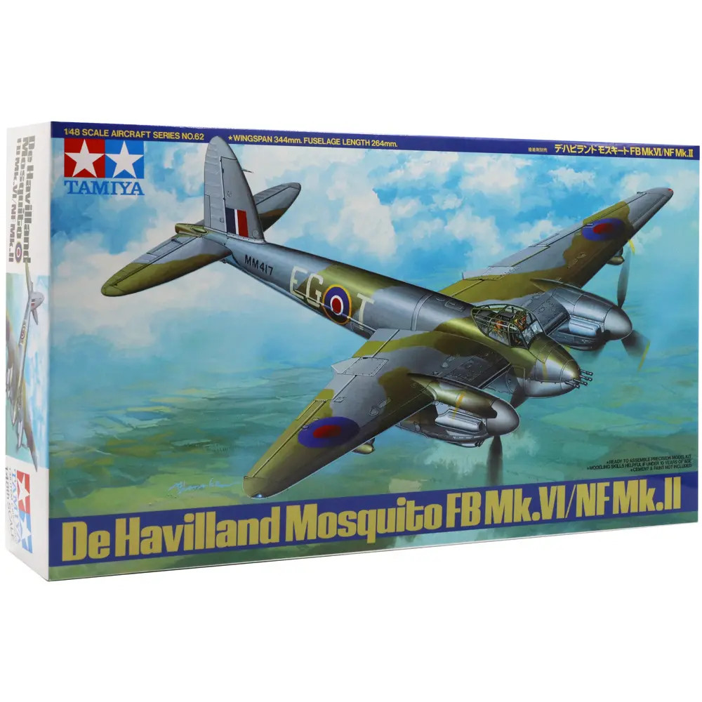 Tamiya 1/48 De Havilland Mosquito FB MK Vi/NF MK II (61062) - Image 8
