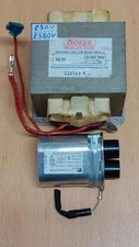 Mikrowellen HS Trafo XB-701,   230 / 2380V, CLASS-220  mit HS Kondensator