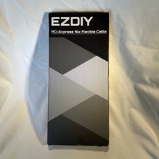 EZDIY PCI Express 16x Flexible Cable Extension Riser Adapter High Speed 25cm