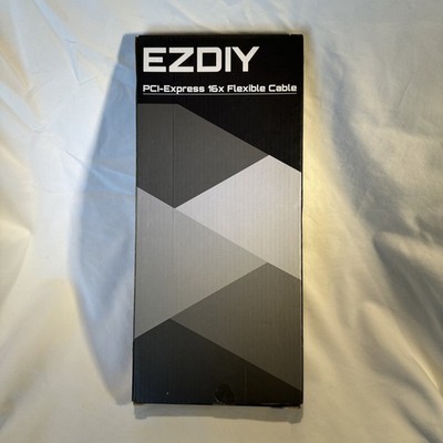 EZDIY PCI Express 16x Flexible Cable Extension Riser Adapter High Speed 25cm
