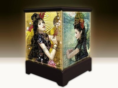 3D Puzzle funktionierende Laterne tanzende Mädchen