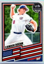 2026 Panini Stars & Stripes Prizm USA #42 Camden Boehm Base Prizms Silver
