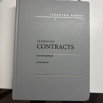 Learning Contracts by Jack Graves 2019, Hardcover, Second Edition