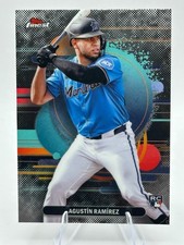 2025 Topps Finest - Uncommon Agustin Ramirez #180 (RC) Marlins 