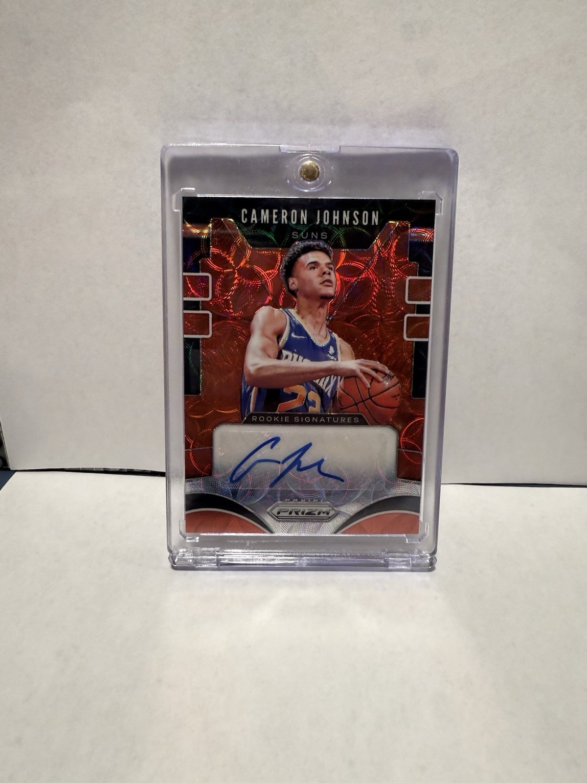 2019-20 Panini Prizm Rookie Signatures Choice Cameron Johnson #RS-CJN Auto RC