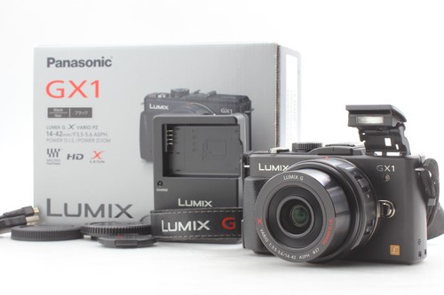 Englisch OK [fast neuwertig] Panasonic LUMIX DMC-GX1 14-42mm F3.5-5.6 schwarz aus Japan