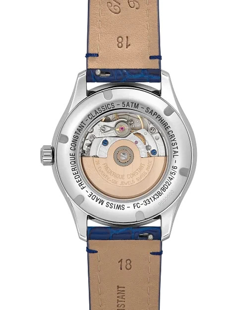 Frederique Constant Women's Moonphase Automatic Blue Watch 36 MM