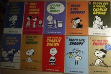 Charlie Brown Snoopy Peanuts 10 Vintage Books Bundle Charles M. Schulz