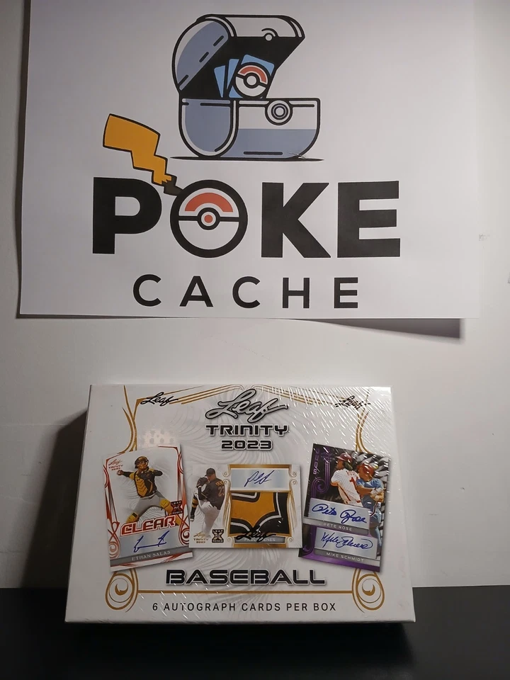 2023 Leaf Trinity Baseball Hobby Box, Sealed Baseball Cards - Image 3 of 3