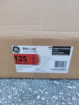 GE TLM1212RCU Convertible Load Center 14 24 Space 3R Outdoor 125a