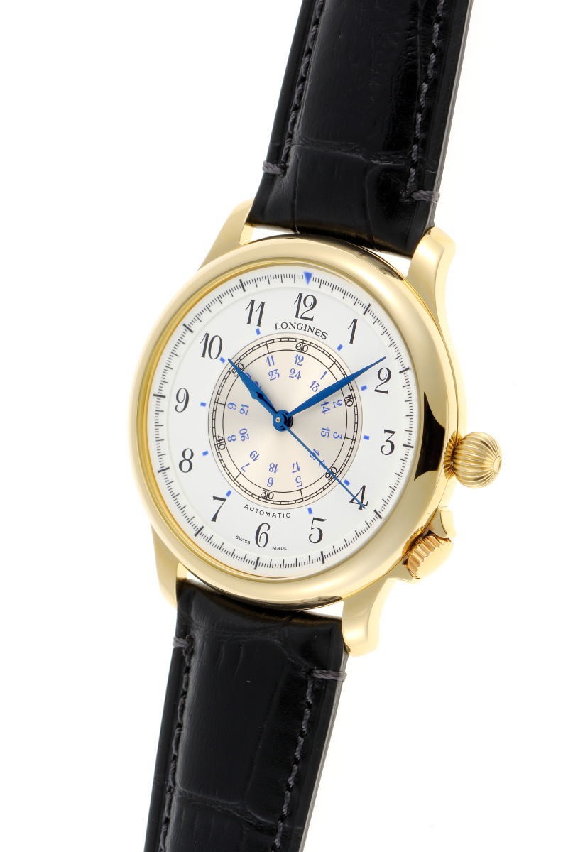Longines Wims L2.605.6 18K Yellow Gold 38.5mm White / Silver Dial Men's #HIW051 image 3
