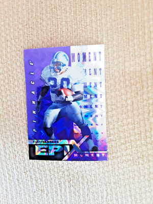 1997 Pinnacle Epix PURPLE MOMENT #E9 BARRY SANDERS   Detroit Lions   ULTRA RARE