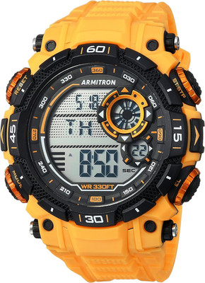 Sport Men'S Digital Chronograph Resin Strap Watch, 40/8397