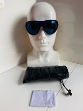 Moncler Bombolle ML0128 90V UNISEX POLARIZED MIRROR Sunglasses Drk Blue RARE