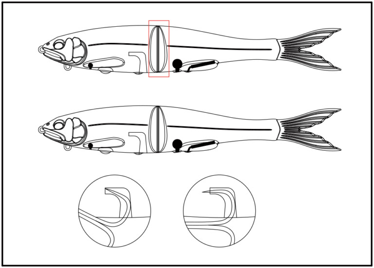 Grow Design Works FLAG255 Soft Swimbait #008 Sparkle Lemon Giant Bait New NM - Image 8