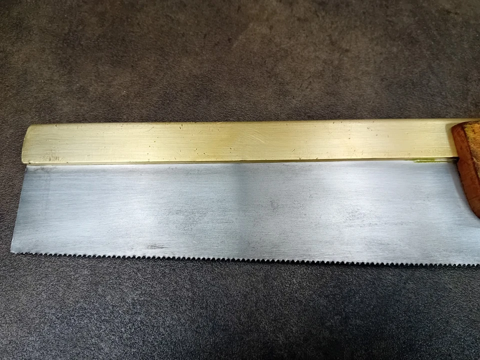 2 Vintage Spear & Jackson Brass Backed Saw 10" Dovetail & Tenon Saw - Image 4 of 4