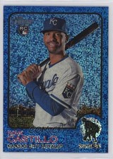 2022 Topps Heritage High Number Chrome Blue Sparkle Ivan Castillo #660 1i5t