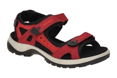 Ecco Schuhe OFFROAD rot Damen Sandale Sandaletten 06956356447 NEU