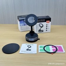 360  Vacuum Magnetic Phone Holder - Suction Cup Car Mount w/ Foldable Stand US