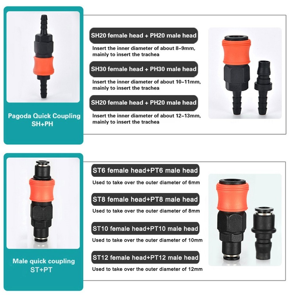 Self-Locking Connector Plastic Steel Connector Spring-loaded Quick ...