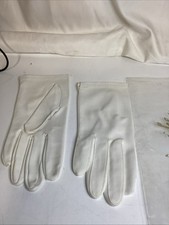 crescedoe white ladies dress nylon gloves vintage in pkg