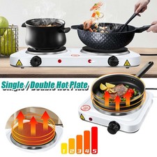 Hot Plate Electric Cooker Double Single Portable Table Top Hob 1000W/1500W