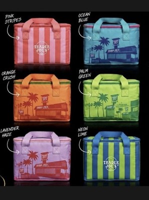 Trader Joe s Mini Insulated Tote Bag Summer 2026 Set of 6 Limited Edition New