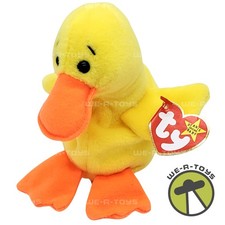 Ty Beanie Babies Quackers the Duck Plush 1994