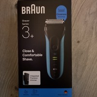Braun Series 3+ 3040S Electric Shaver, Precision Trimmer, Wet & Dry - Blue