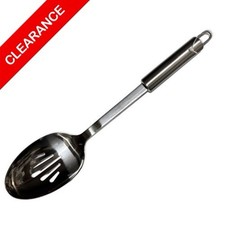NEW 13.5  Stainless Steel Slotted Serving Spoon 18/8 Heavy Duty Kitchen Utensil