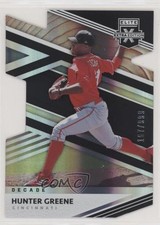 2020 Panini Elite Extra Edition 203rd Decade Die-Cut /203 Hunter Greene #107 0c2