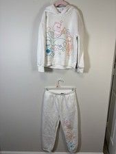 Girls Care Bears Long-Sleeve Pullover And Jogger Set Size 8