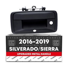 Tailgate Handle Assembly, Upgraded Metal - Compatible with 2016-2019 Chevrole...