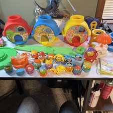 Vintage 1985 Parker Brothers Nerfuls Round Town Assorted Toy Lot - Collectible 
