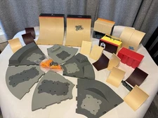 TECH DECK Lot MIXED PARTS RAMPS Half Pike Shredline 360 PartsTony Hawk Techdeck