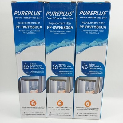 3x PurePlus Replacement Water Filters PP-RWF5800A. - Free Shipping