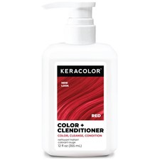 Keracolor Color Clenditioner, Semi-Permanent Hair 12 Fl Oz Pack of 1 , Red