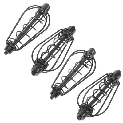 4 Pcs Köderkäfig Angelköder-fallenkäfig Angelausrüstung Fischerköderkäfig